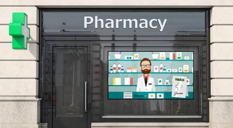 cartelería digital farmacias