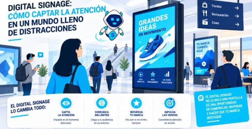 Digital Signage para captar la atención